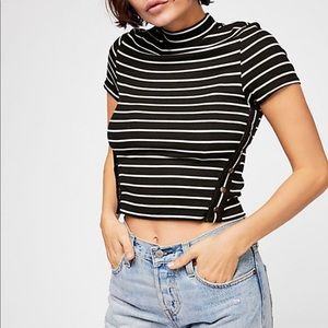 Free People Snap Back Tee